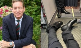 由于波兰航空公司没有轮椅，残疾的BBC明星被迫爬上厕所