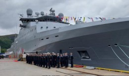 挪威海岸警卫队Christens第三和最后一个扬马延级OPV