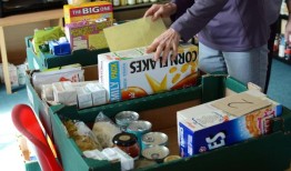 调查显示，在过去的一年中，五分之二的低收入工人曾使用过食品银行