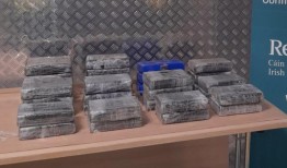 男子（50岁）在Rosslare Europort检获价值250万欧元的可卡因后被捕