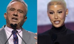 小肯尼迪和安布尔·罗斯在特朗普与哈里斯辩论前在WTF视频中合作