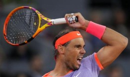 纳达尔的红土比赛正好赶上法网