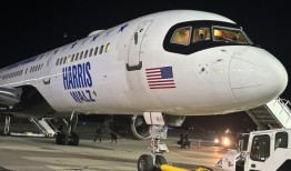 选举失败后，卡玛拉·哈里斯的竞选飞机在阿拉巴马机场被喷漆