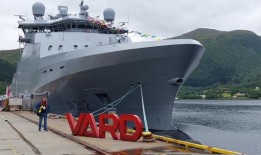 挪威海岸警卫队Christens第三和最后一个扬马延级OPV