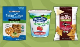 简单的多力多滋有机白色切达干酪风味玉米饼片