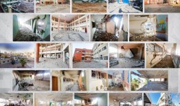 巴勒斯坦教育部报告说，4156名学生遇难，381所学校遭到轰炸