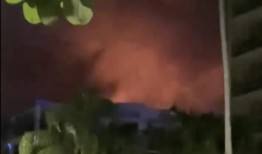 致命的四分钟前，直升机坠毁在希尔顿双树酒店