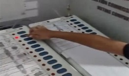 疯传的视频显示，人民党领导人的未成年儿子投票，引发了中邦的争吵