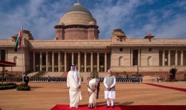 阿米尔在新德里的Rashtrapati Bhawan举行了正式的接待仪式