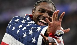 诺亚·莱尔斯以千分之五秒的差距跑出奥林匹克100