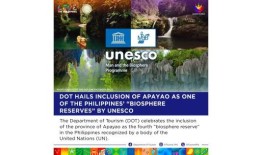 菲律宾交通部对联合国教科文组织将阿帕约列入菲律宾“生物圈保护区”表示欢迎